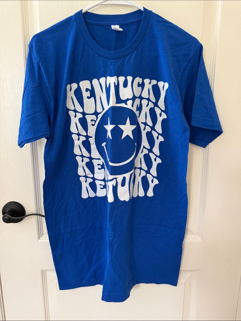 Kentucky Blue Graphic Kids Tee - Blue